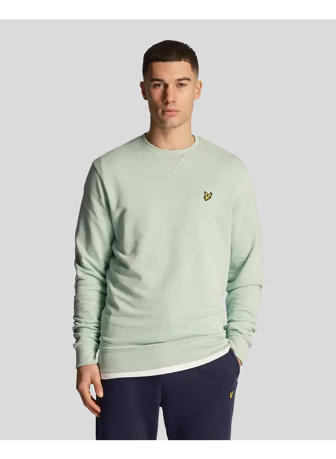 Lyle and Scott Sweater ML424VOG - W907 Turquoise Shadow