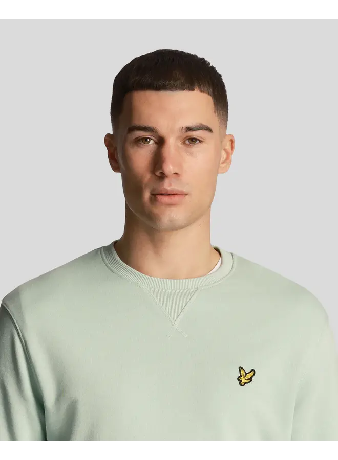 Lyle and Scott Sweater ML424VOG - W907 Turquoise Shadow