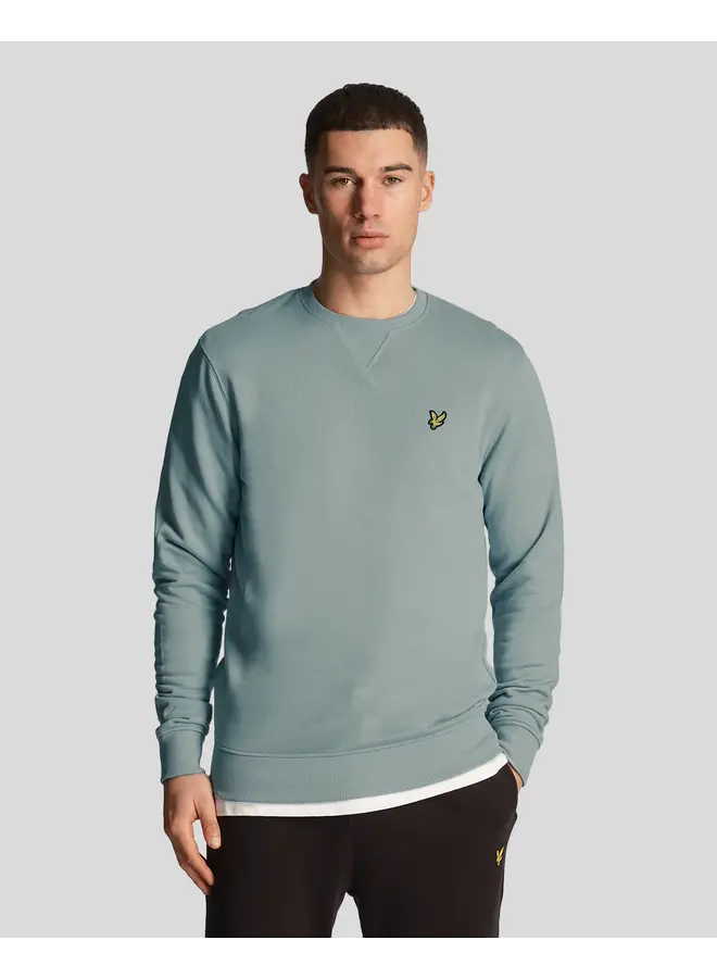 Lyle and Scott Sweater ML424VOG - A19 Slate Blue