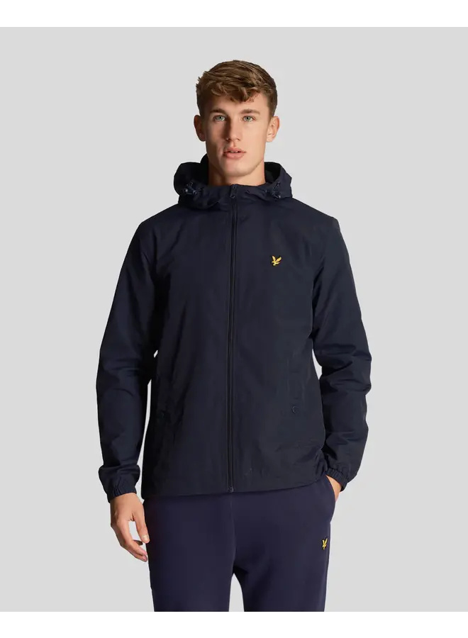 Jas JK464V Zip Through Hooded Jack - Z271 Dark Navy