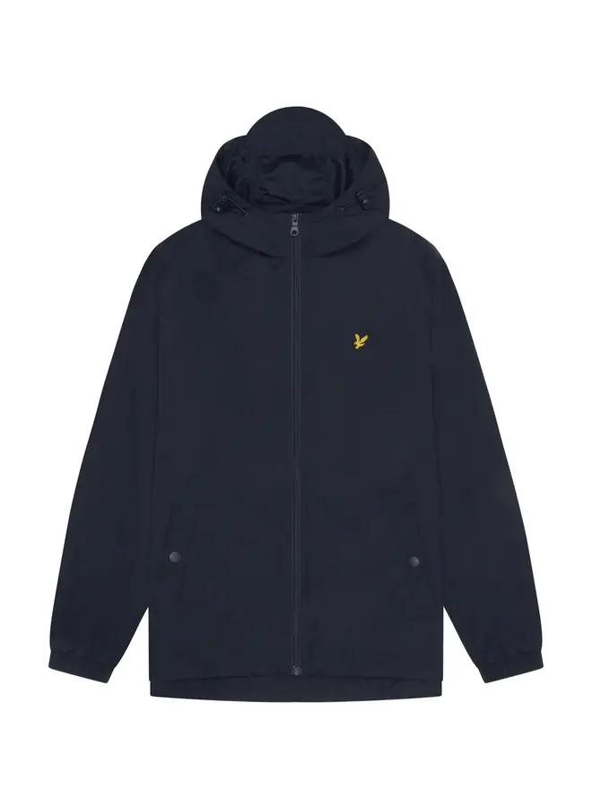 Lyle and Scott JK464V Zip Through Hooded Jack - Z271 Dark Navy