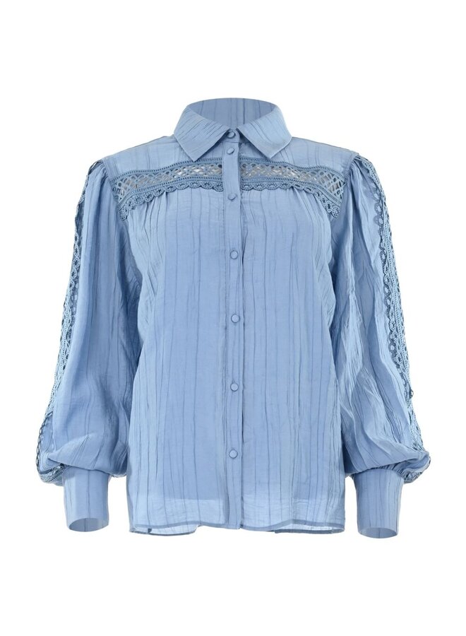 Maicazz Blouse SP24.20.904 IRZA - Sparkle Blue D2