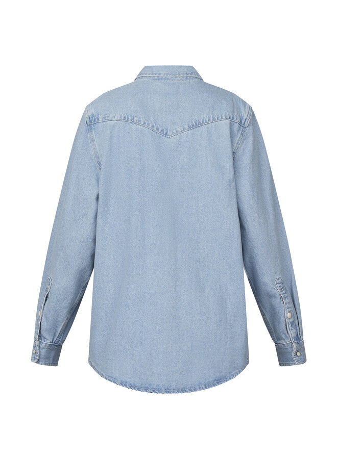 Sisters Point Blouse 17015 OSA-SH Shirts - 901 L. Blue Wash