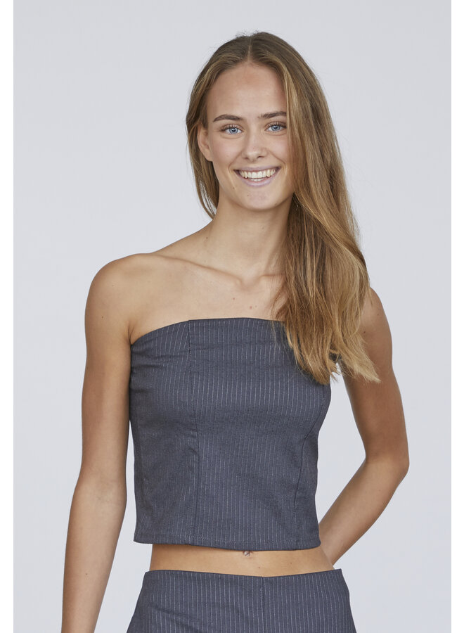 Sisters Point Top 17052 CUNA-TUBE Tops - 053 Grey Pinstripe