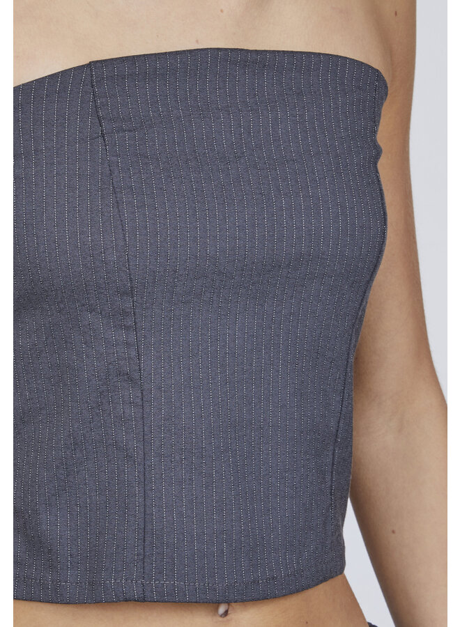 Sisters Point Top 17052 CUNA-TUBE Tops - 053 Grey Pinstripe