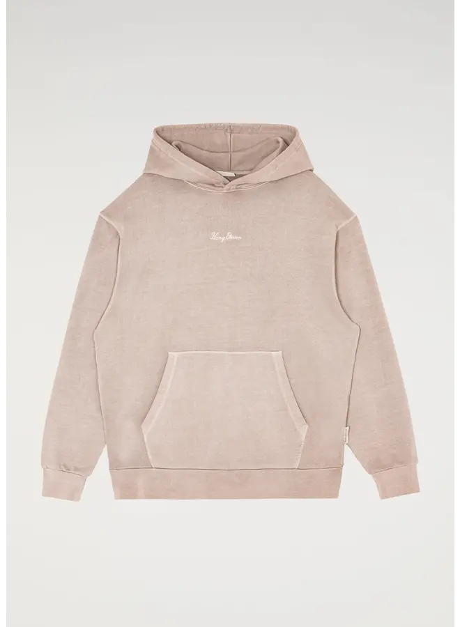 Hoodie Handwritten - Washed Brown