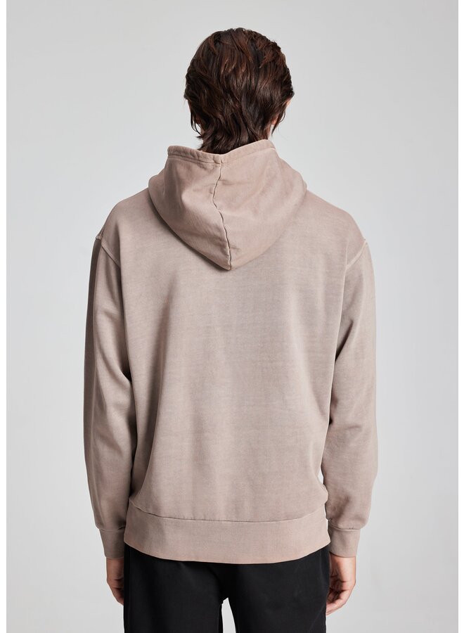 Hang Eleven Hoodie Handwritten - Washed Brown