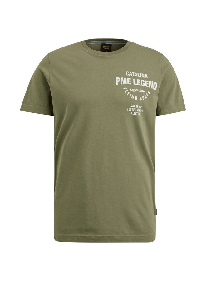 PME Legend T-shirt PTSS2402572 - 6149 Deep Lichen