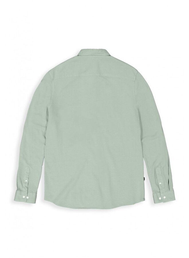 Butcher of Blue Overhemd Robbins Clean Pique Shirt M2314009 - 722 Ice Green