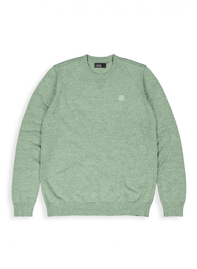 Butcher of Blue Polo Lange Mouw M2416002 - 791 Dk. Delphi Green