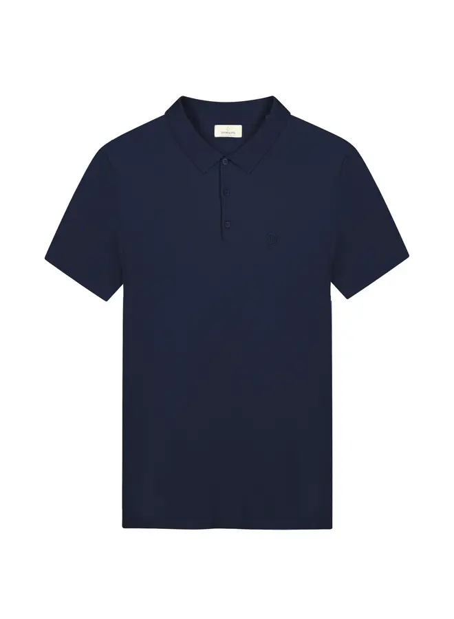 Dstrezzed Polo Knitted Camilo 420022-SS24 - 649 Dk. Navy