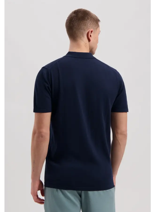 Dstrezzed Polo Knitted Camilo 420022-SS24 - 649 Dk. Navy