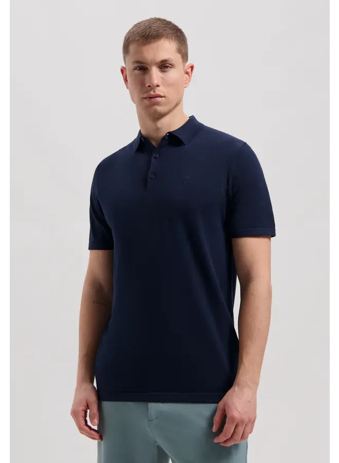 Dstrezzed Polo Knitted Camilo 420022-SS24 - 649 Dk. Navy