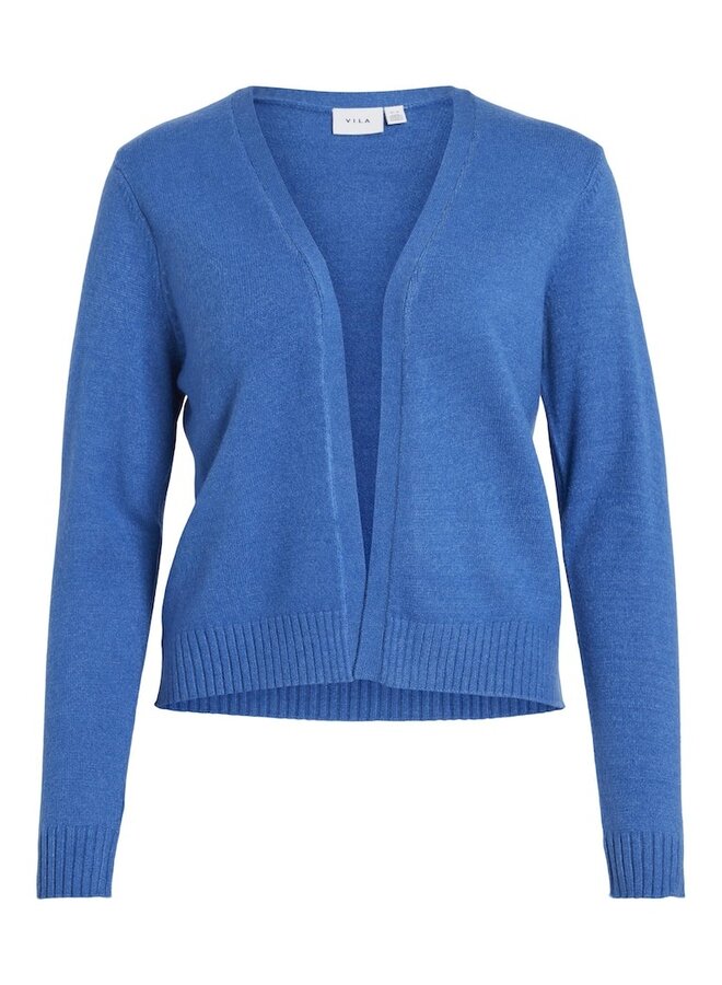 Vila Trui VIRIL SHORT L/S KNIT CARDIGAN - Blauw