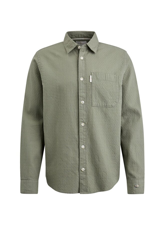 Overshirt Square structure regular fit - Mulled Basi