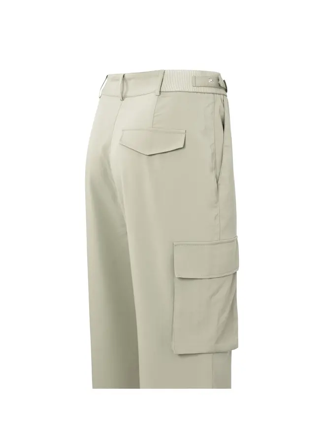 YAYA Cargo Broek Met Wijde Pijp 01-301114-403 - 56307 Groen