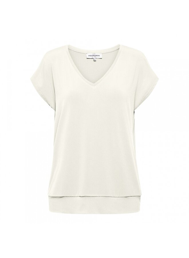 &Co Woman Top Lucia TO190 - 42020 H-Off White