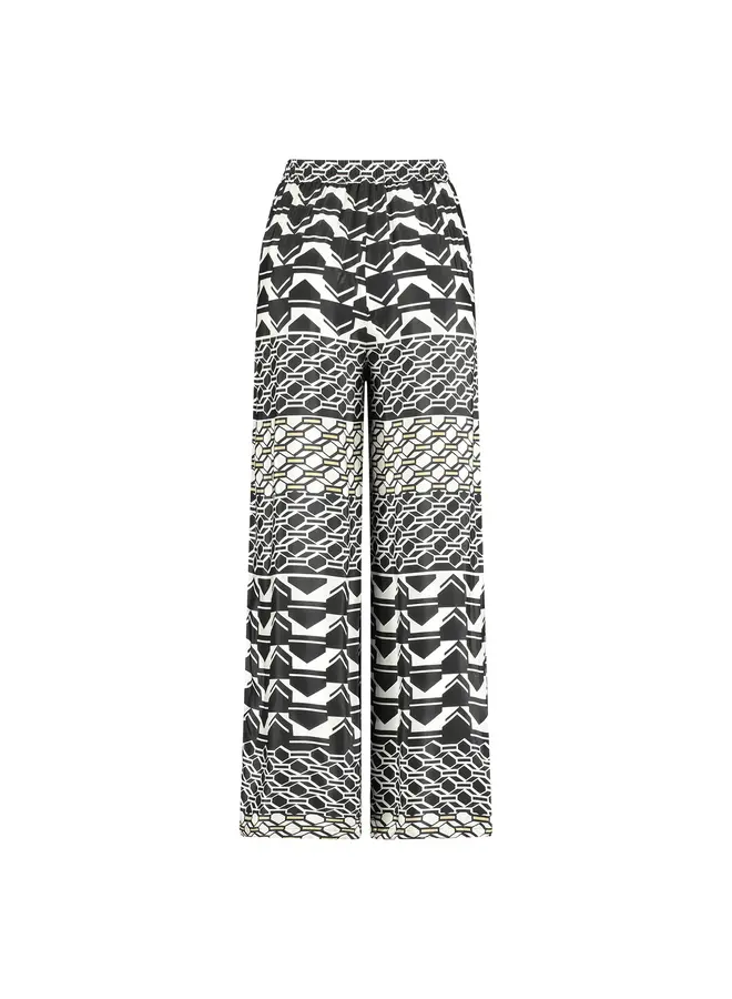 NUKUS Broek Josephine Pants SS240313 - 89 Black/White