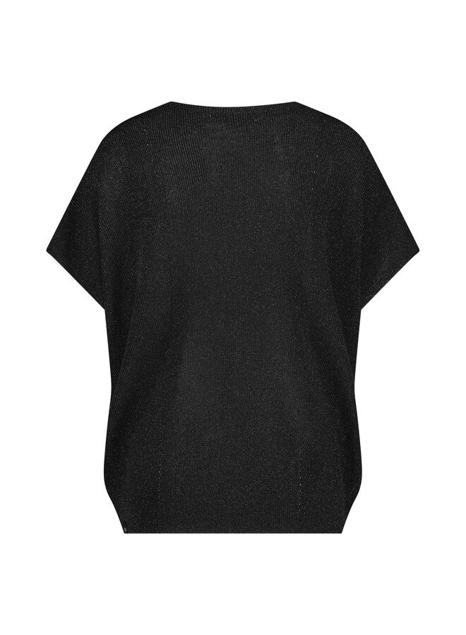 NUKUS Top Dina Lurex SS240152 - 5 Black