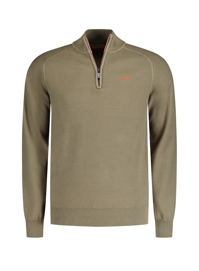 Trui Half Zip 24AN408 - 1753 Misty Army