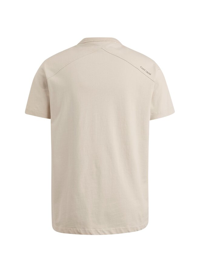 CAST IRON T-shirt R-neck regular fit heavy cotton - Summer Sand