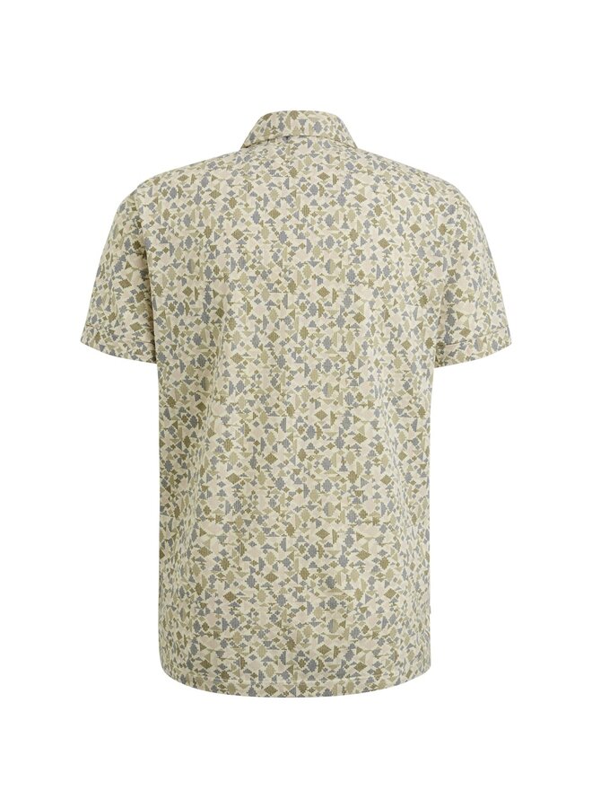 CAST IRON Polo Short sleeve regular fit pique - Summer Sand