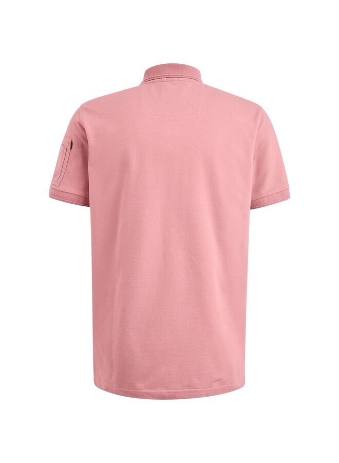 PME Legend Polo Short sleeve Trackway- Licht Roze