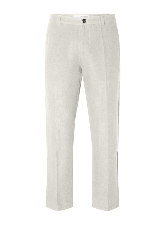 Linnen Broek SLH196-STRAIGHT MADS LINEN PANT NOOS - Pure Cashmere