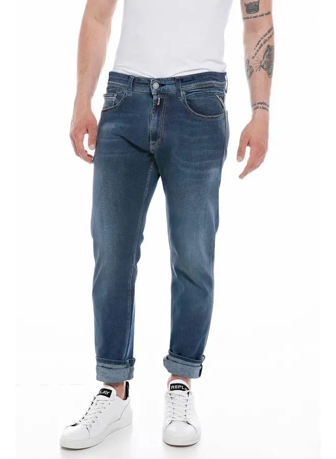 Straight Fit Jeans Grover MA972 .000.685 488 - Donker Blauw 007