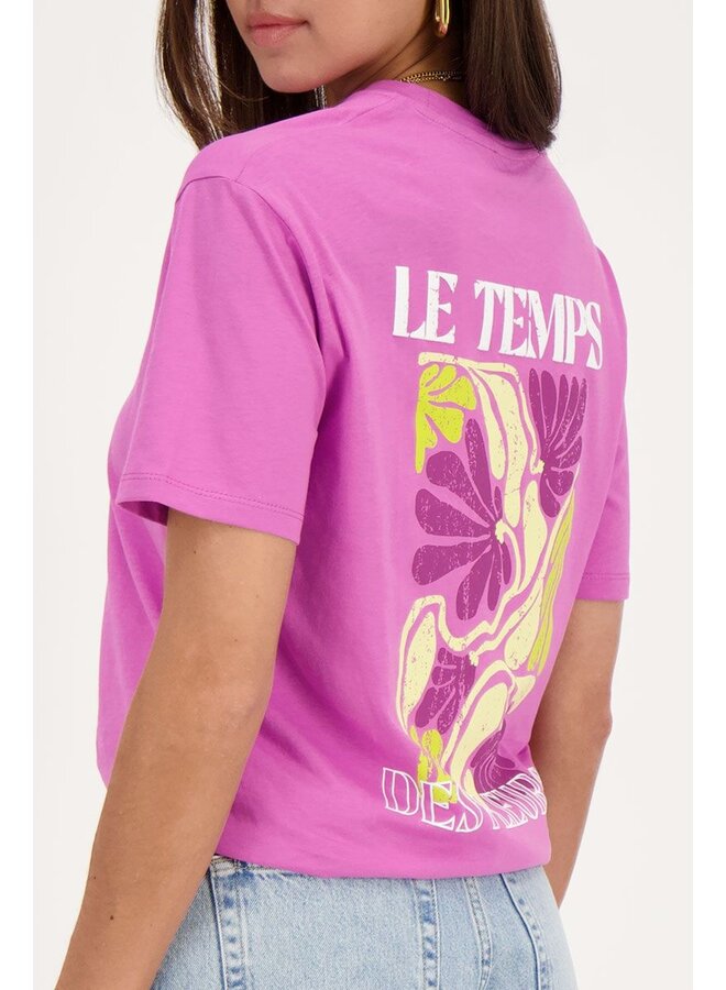 My Jewellery T-Shirt Le Temps - Paars