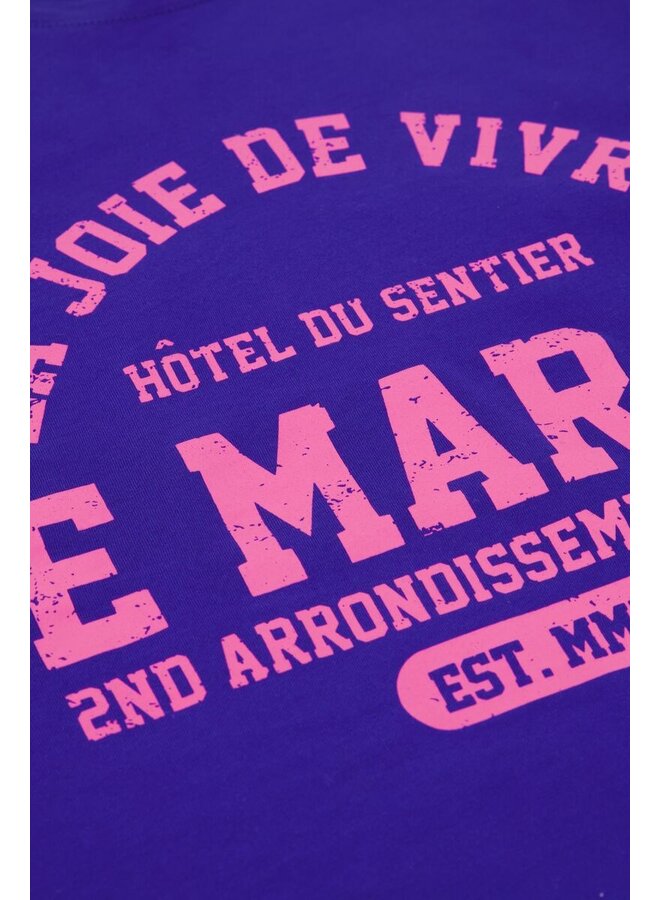 My Jewellery T-Shirt Joie De Vivre - Blauw