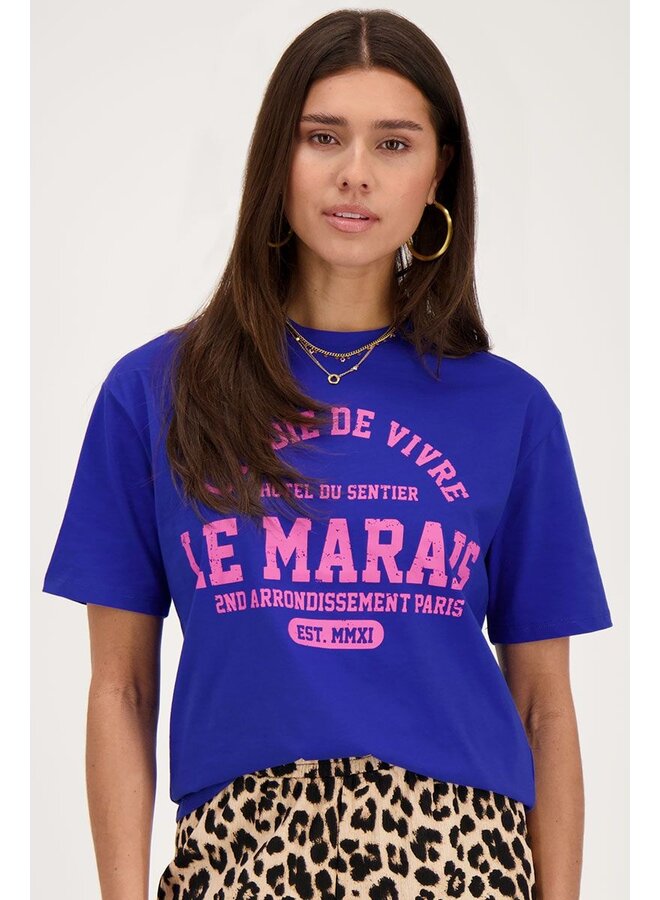 My Jewellery T-Shirt Joie De Vivre - Blauw