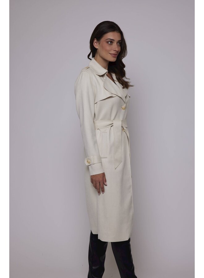 Rino&Pelle Trench Coat Jas Nula.7002420 - 9030 Birch