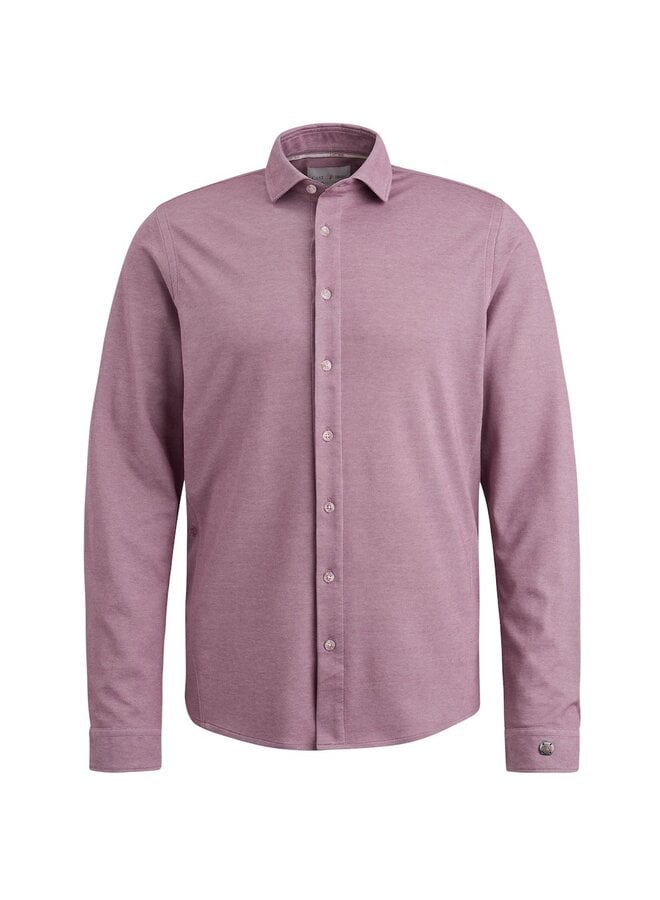 Overhemd Long Sleeve Shirt CF Tec 2 tone pique- Wistful Mau
