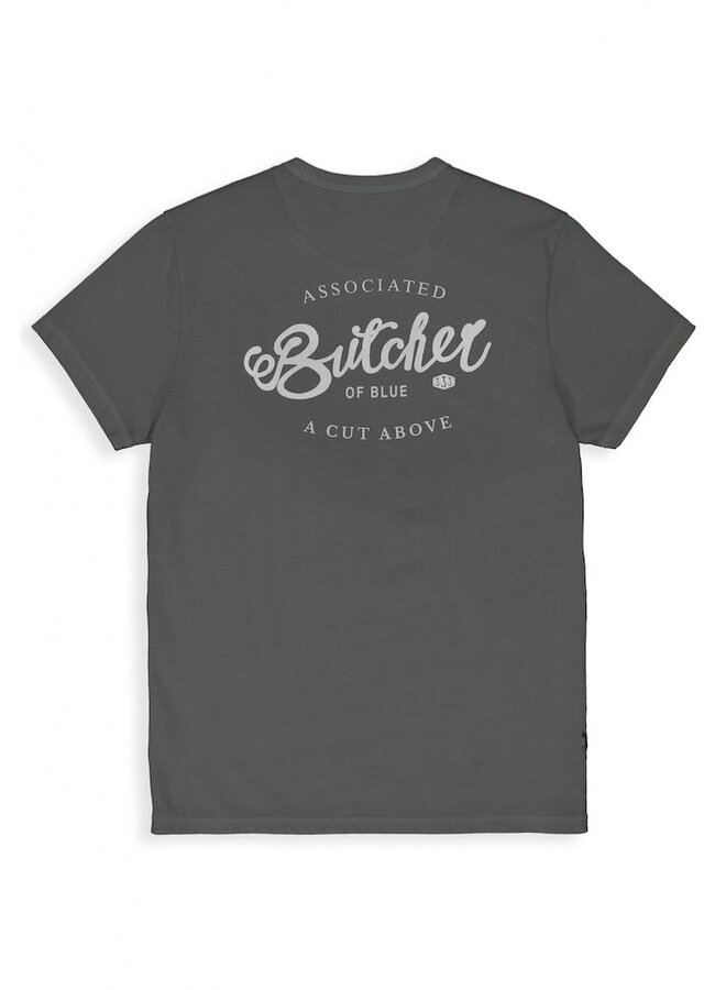 Butcher of Blue T-shirt Army Classic Butcher Tee- Grey Black