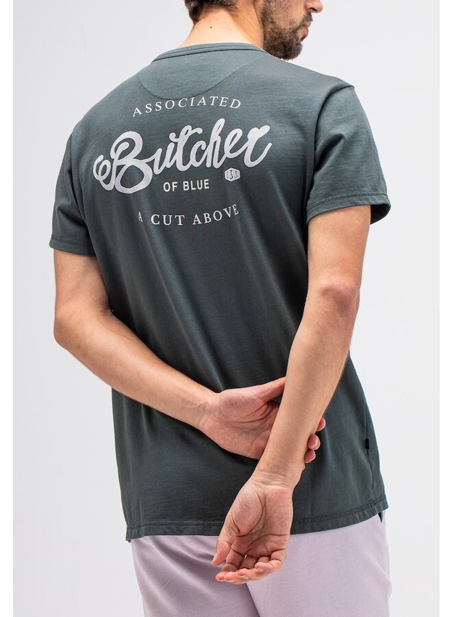 Butcher of Blue T-shirt Army Classic Butcher Tee- Grey Black