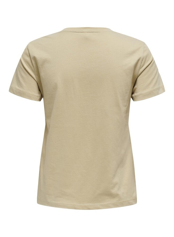 Only T-Shirt Camille 15328131 - Pale Khaki/Modern