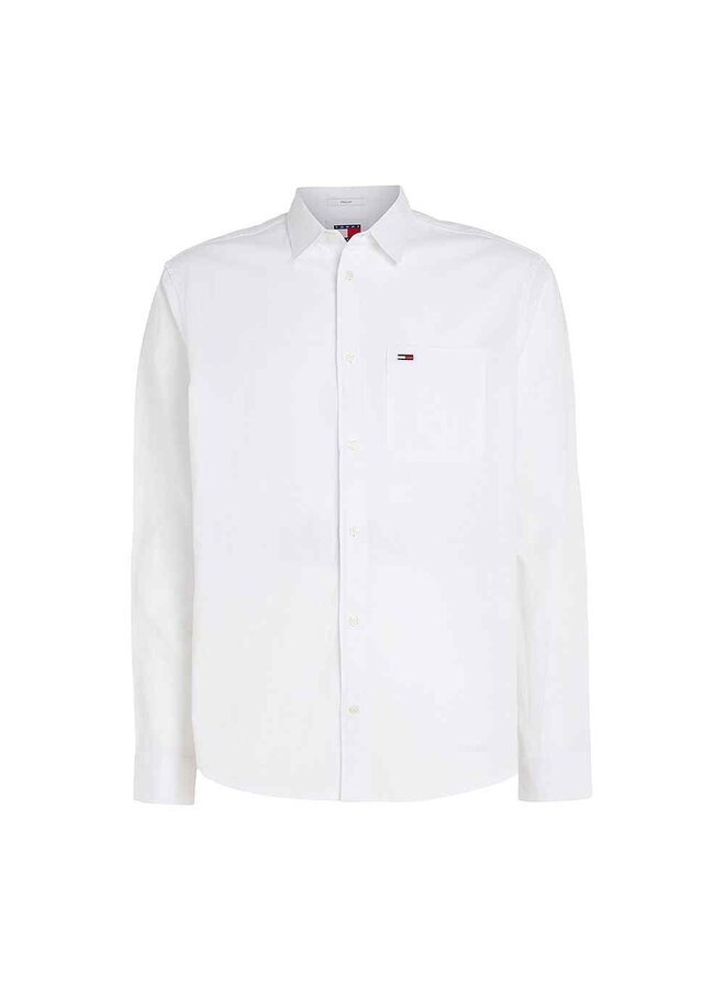 Tommy Hilfiger Overhemd Linnen DM0DM18962 - YBR White