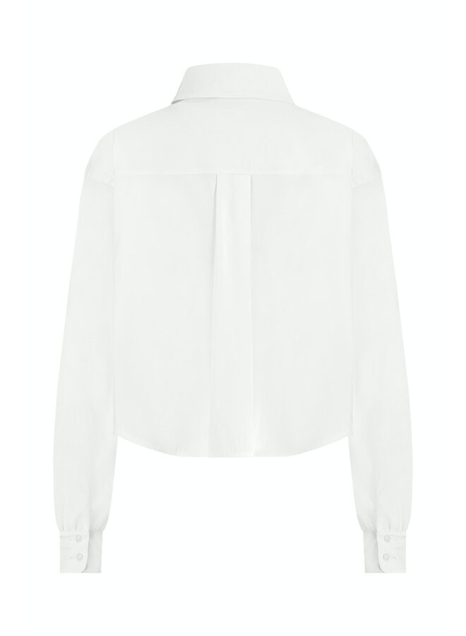 Studio Anneloes Blouse Cropped Dion 09797 - 1000 White