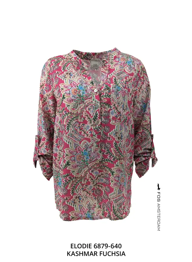 FOS Amsterdam Blouse 6879 Elodie - 640 Fucshia