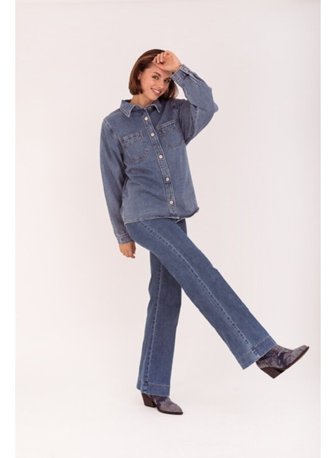 Blouse Denim JD437 Spijker - Jeans