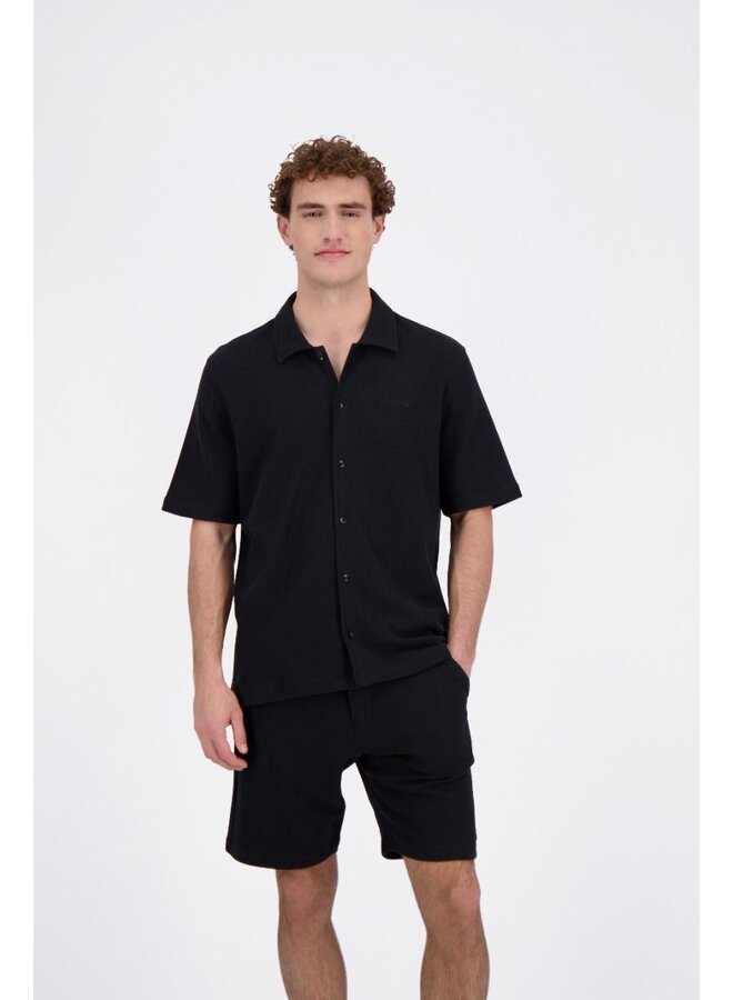 Overhemd Korte Mouw GEM1106 WOVEN SHORT SLEEVE SHT - 901 True Black