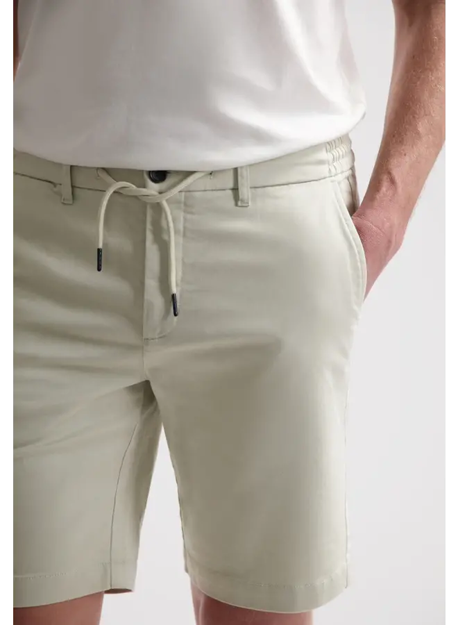 Dstrezzed Korte Broek Chino Stretch Lancaster 515498 - 107 Silver Birch