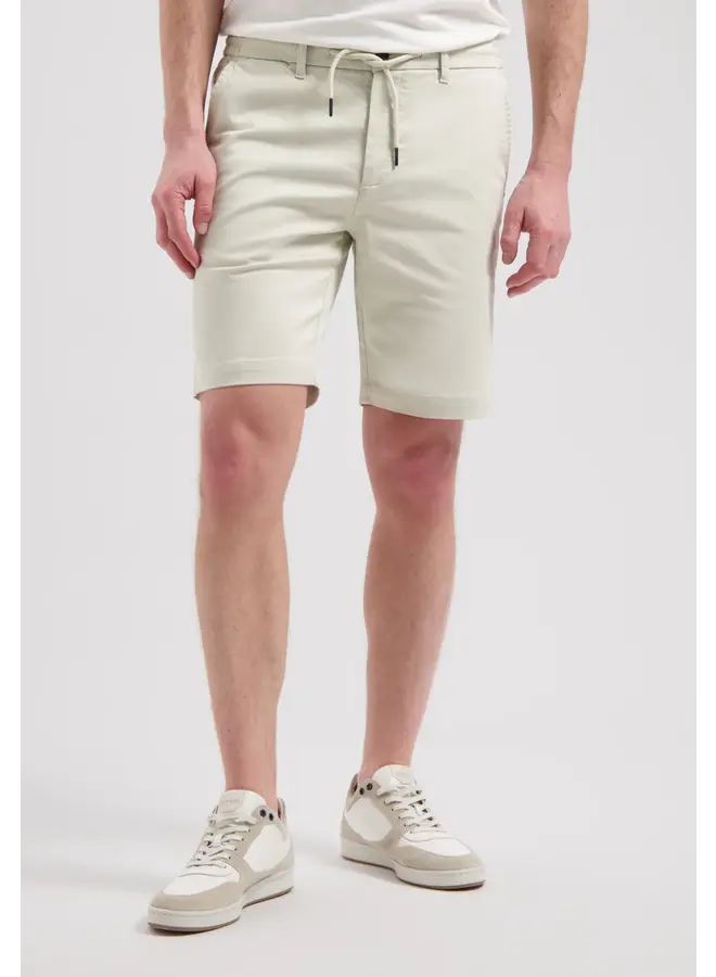 Dstrezzed Korte Broek Chino Stretch Lancaster 515498 - 107 Silver Birch