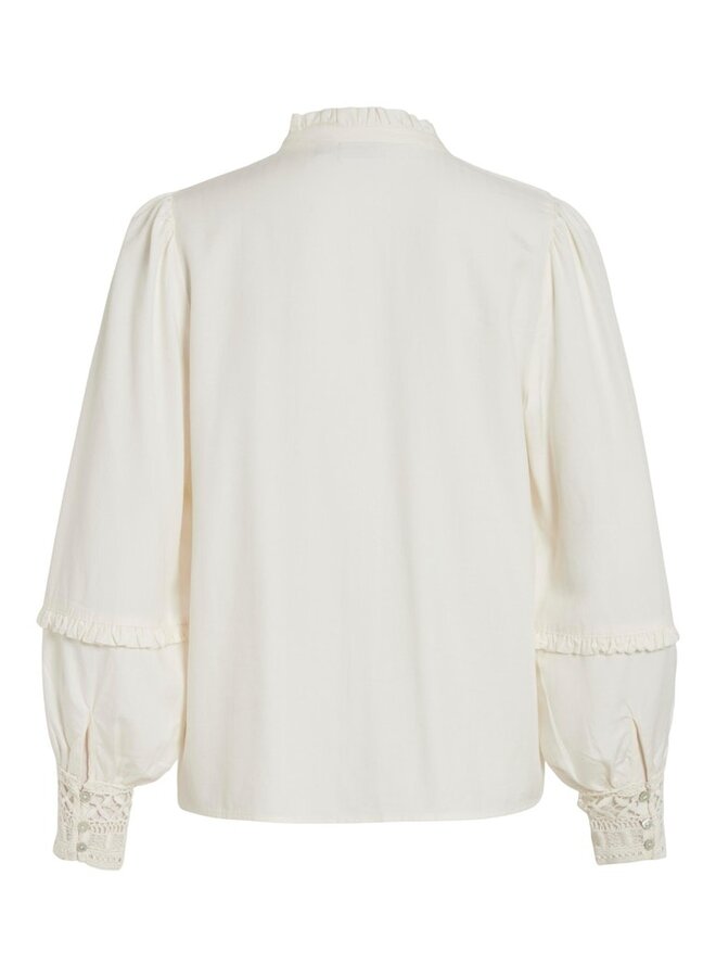 Vila Blouse VIBASA 14095736 - Egret