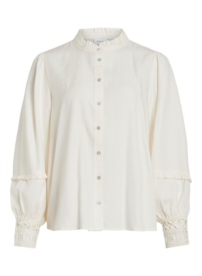 Vila Blouse VIBASA 14095736 - Egret