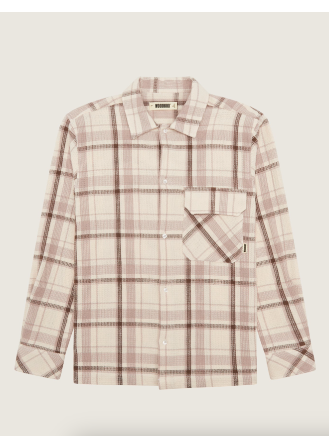 Woodbird Overshirt 2416-710 Knipe Shirt - Brown