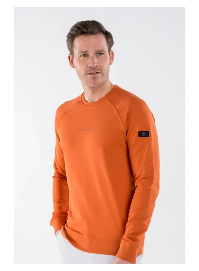 Presly & Sun Trui MICK Crewneck - Mango