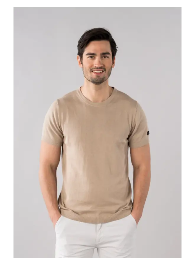T-shirt Knitted SEM - Taupe