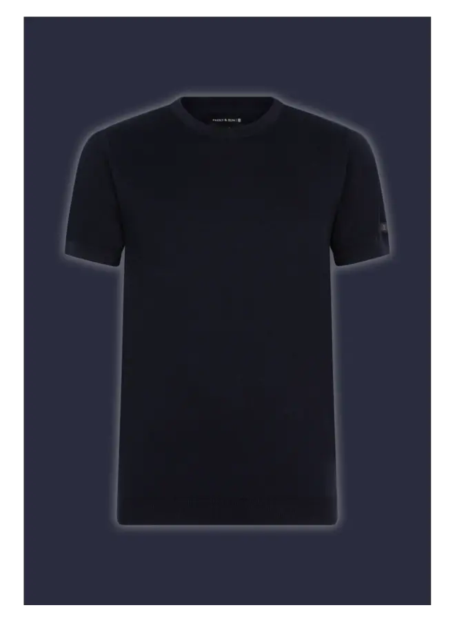 Presly & Sun T-shirt Knitted PS-SEM - Navy